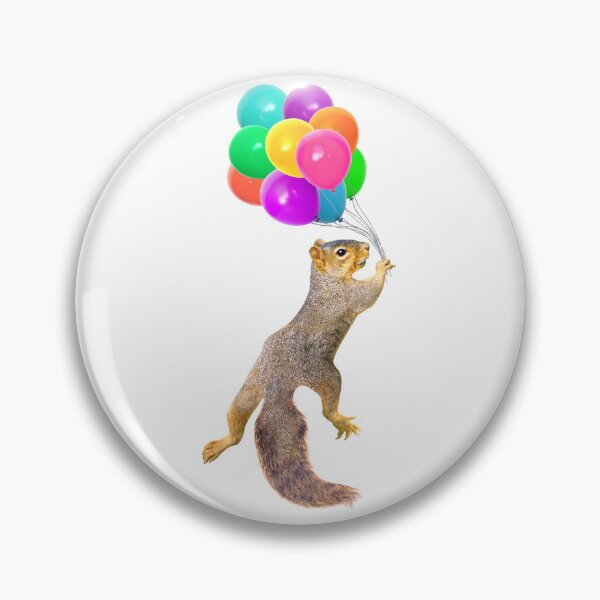 Item preview, Squirrel with Balloons designed and sold by catsclips.