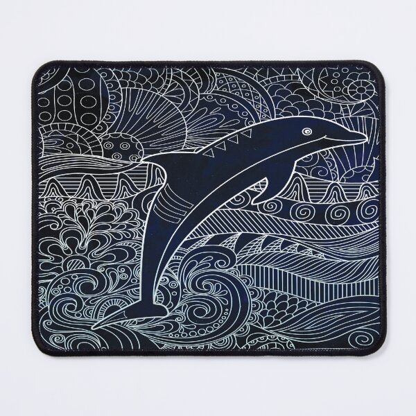 Item preview, Dolphins design -Beautiful Art drawings lines designed and sold by BAYIDESIGNER.