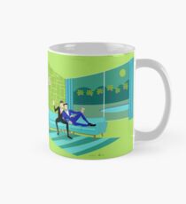 Retro Romantic Gay Couple Mug