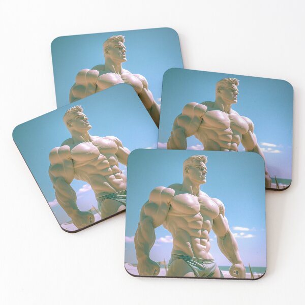 Item preview, Muscles on the beach  designed and sold by AiArtestry.