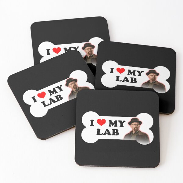 Item preview, Walter White I Love My Lab Breaking Bad Bumper Sticker designed and sold by snazzyseagull.