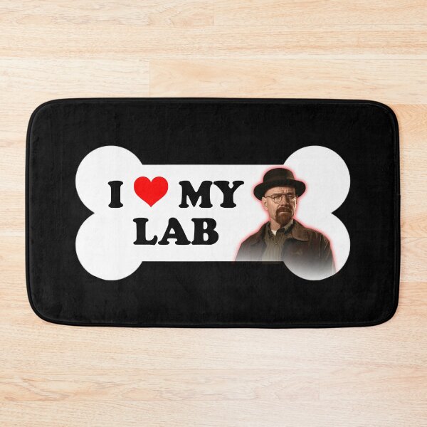 Item preview, Walter White I Love My Lab Breaking Bad Bumper Sticker designed and sold by snazzyseagull.