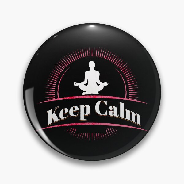 Item preview, Keep Calm and Meditate Meditation Pink Circle Lover Yoga Lover Keep Calm and Relax Zen  designed and sold by Apkdesigner.