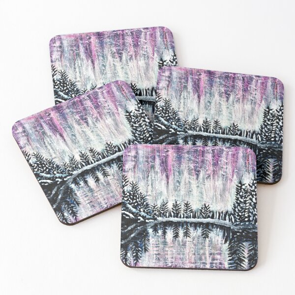 Item preview, The Northern Lights - Purple designed and sold by VibrantArtwork.