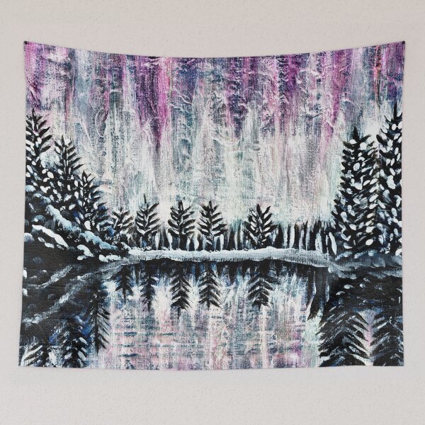 Item preview, The Northern Lights - Purple designed and sold by VibrantArtwork.