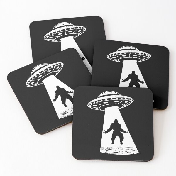 Item preview, Bigfoot Believer Alien Abduction UFO Sasquatch Folklore Meme designed and sold by el-em-cee.