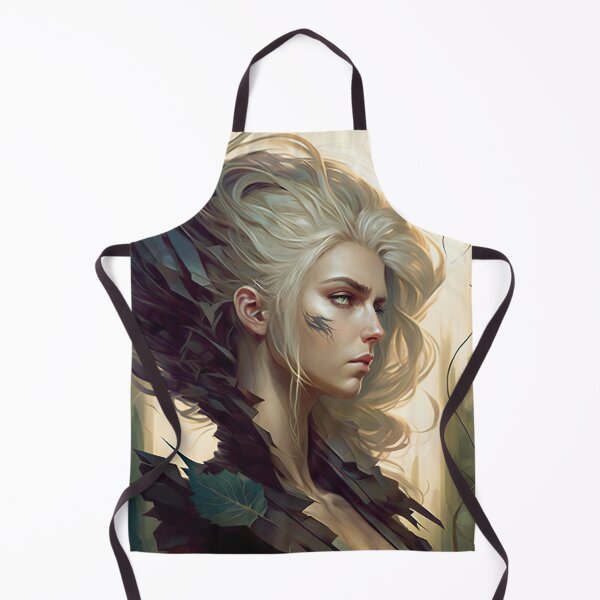 Item preview, Fantastical Forest Queen: A Digital Portrait of a Hedgehog-Haired Woman designed and sold by oanaunciuleanu.