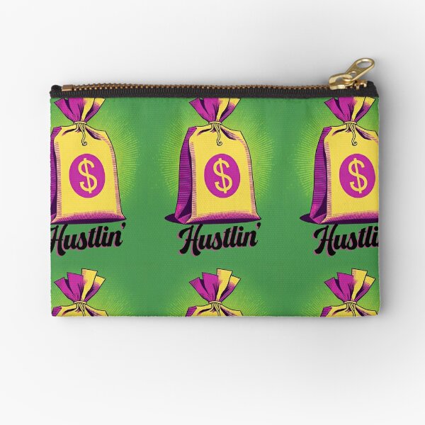 Hustlin' Pop Art Money Bag  Zipper Pouch