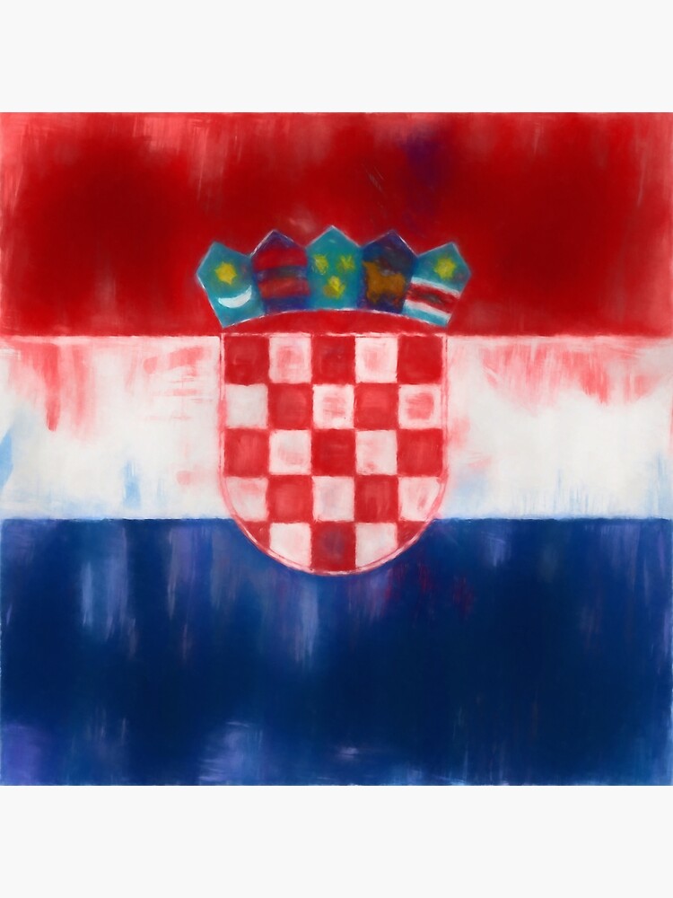 Croatia Flag Reworked No. 1, Series 1 by 8th-and-f