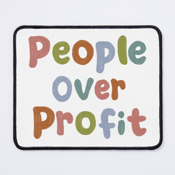 Item preview, Rebel Capitalist - People Over Profit designed and sold by HenrietteDoodle.