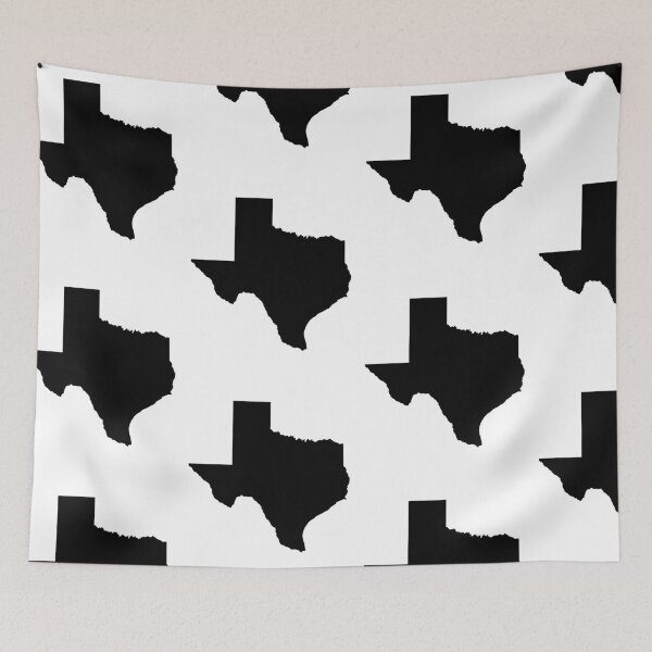 Item preview, State Of Texas Silhouette In Bold Black   designed and sold by ByTekk.