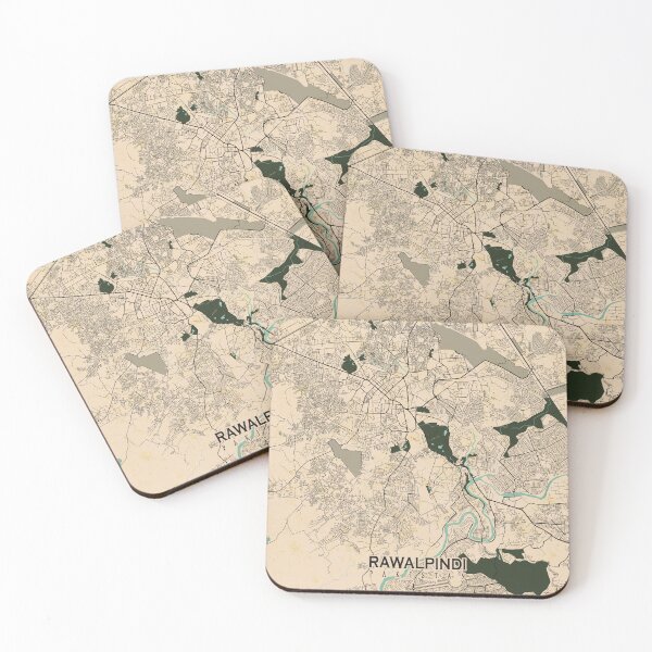 Item preview, Rawalpindi City Map of Punjab, Pakistan - Vintage designed and sold by deMAP.