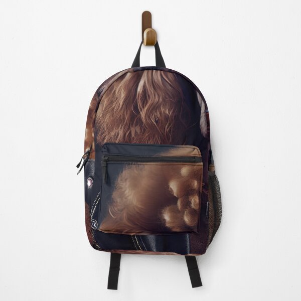 Item preview, Poodle wearing leather jacket - Dog Breed Portrait designed and sold by Nalaxation.