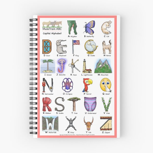 Item preview, Alphabet Poster Capital| MuleTrain ABC designed and sold by ExmoMule.