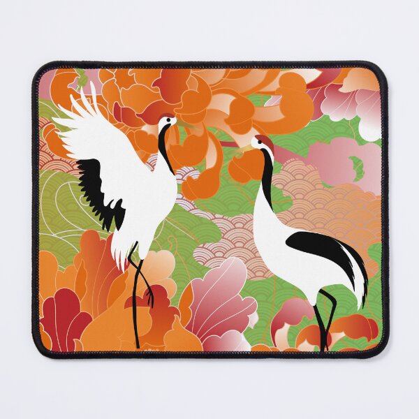 Artikelvorschau, traditional classical auspicious chrysanthemum peony crane  entworfen und verkauft von UnaWu533.