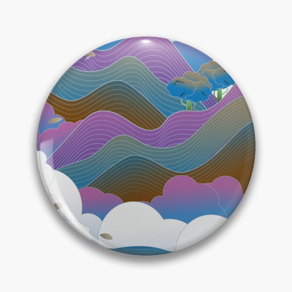 Item preview, Sea Wave, Mountain, Forest, Cloud, Sun,  Outdoor Landscape designed and sold by UnaWu533.