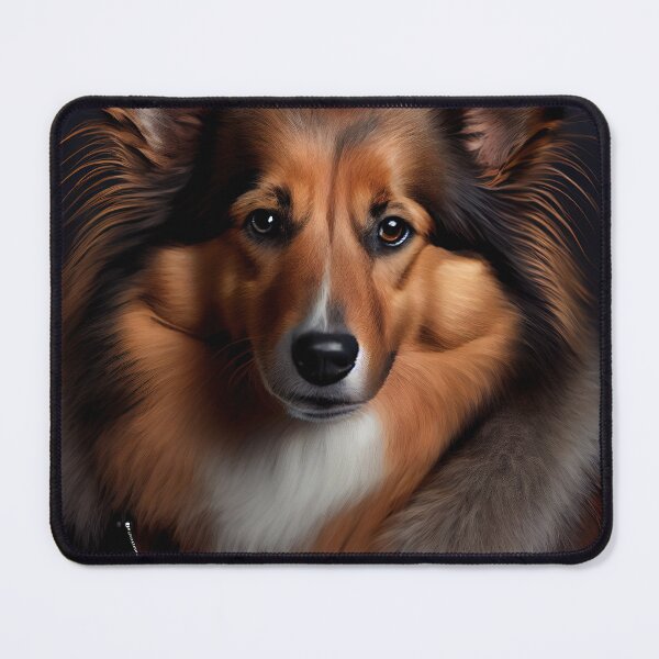 Item preview, Shetland Sheepdog wearing leather jacket - Dog Breed Portrait designed and sold by Nalaxation.