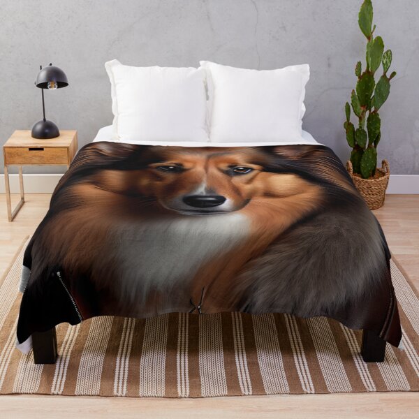 Item preview, Shetland Sheepdog wearing leather jacket - Dog Breed Portrait designed and sold by Nalaxation.