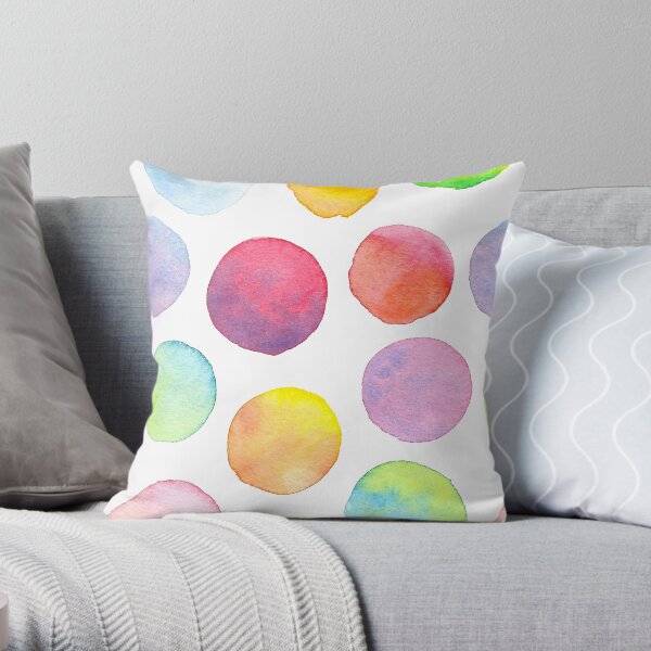 Blending Bubbles Throw Pillow