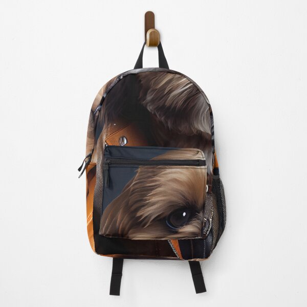 Item preview, Shih Tzu wearing leather jacket - Dog Breed Portrait designed and sold by Nalaxation.