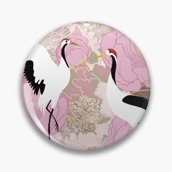 Artikelvorschau, traditional classical auspicious cloud peony crane entworfen und verkauft von UnaWu533.