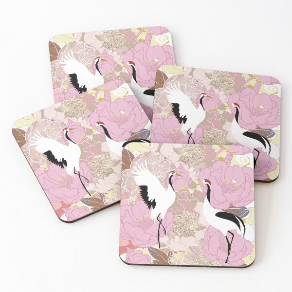 Item preview, traditional classical auspicious cloud peony crane  designed and sold by UnaWu533.