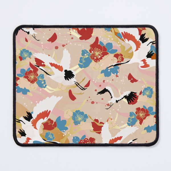 Item preview, classical auspicious  peach blossom crane  designed and sold by UnaWu533.