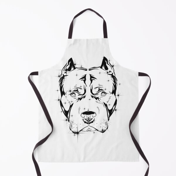 Item preview, Fierce Pitbull Face Sparks Black designed and sold by Barnissim.