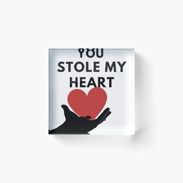 Item preview, valantines day you stolen my heart classic t shirt  designed and sold by Asmee sadiq.