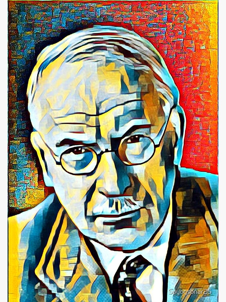 Carl Jung Portrait, Digital Painting