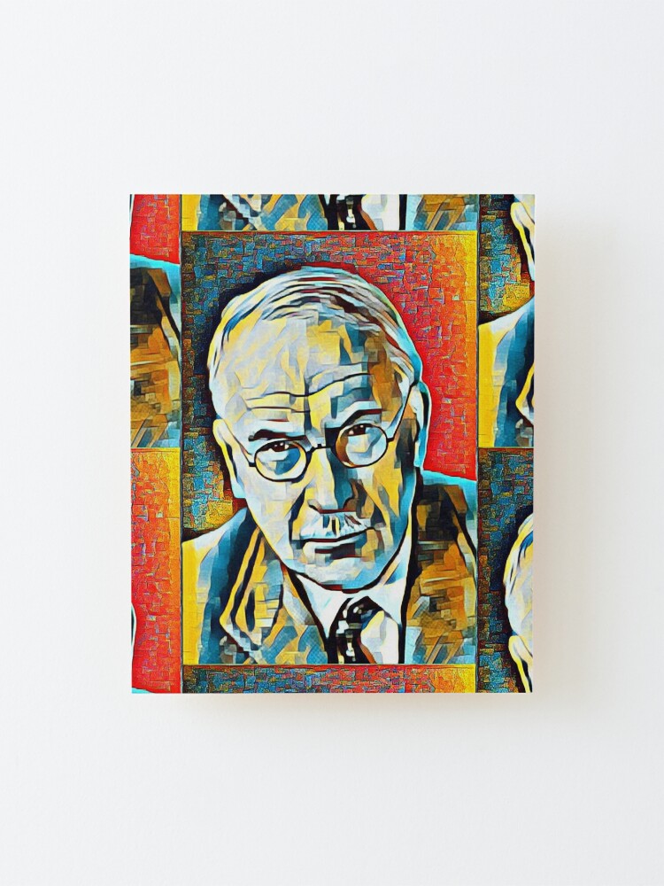Carl Jung Artwork, Carl Jung Portrait, Carl Jung Wall Art  Greeting Card  for Sale by Suyogsonar25