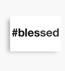 BLESSED Metal Print