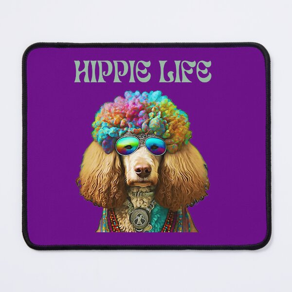 Item preview, Hippie Life Poodle designed and sold by SayWhatJAY.