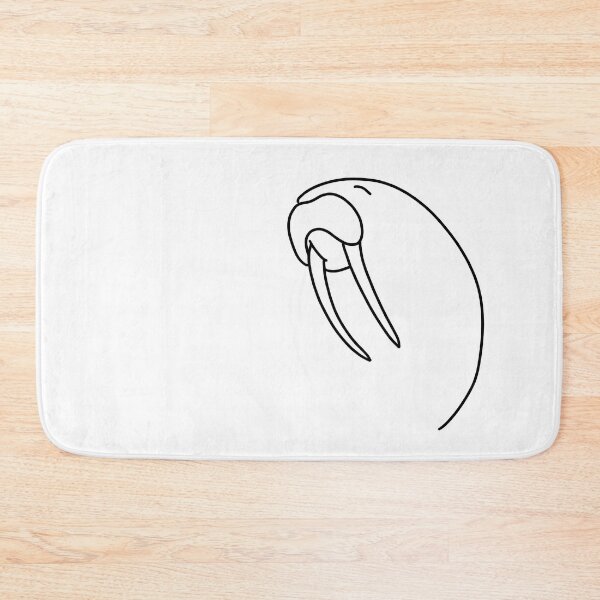 Item preview, Minimalist Walrus - Large Print designed and sold by magic8walrus.