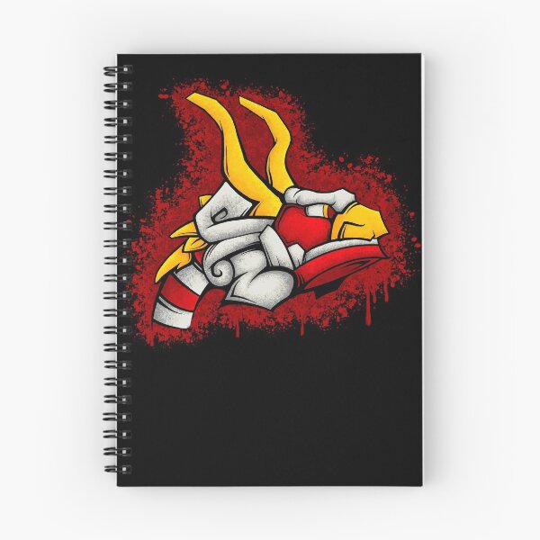 Aperçu de l'œuvre King of Red Lions Splatter Design créée et vendue par JCoulterArtist.