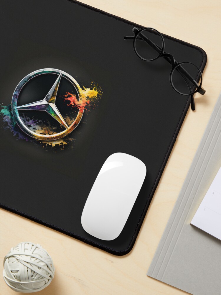 Mauspad for Sale mit Mercedes-Logo-Aufkleber von tankarma