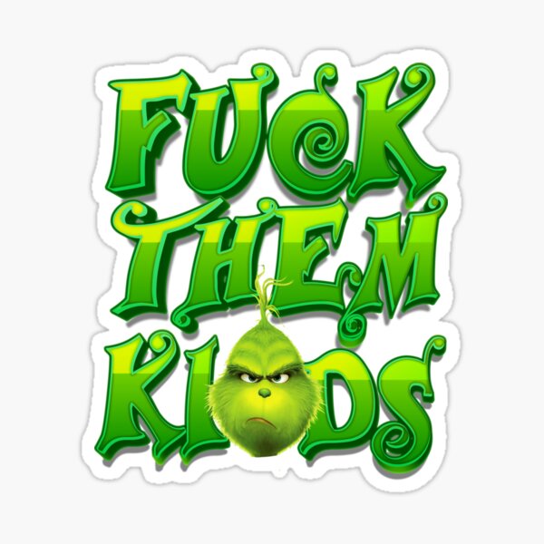 Grinch Fuck Them Kids Christmas Beer Can Glass Tumbler