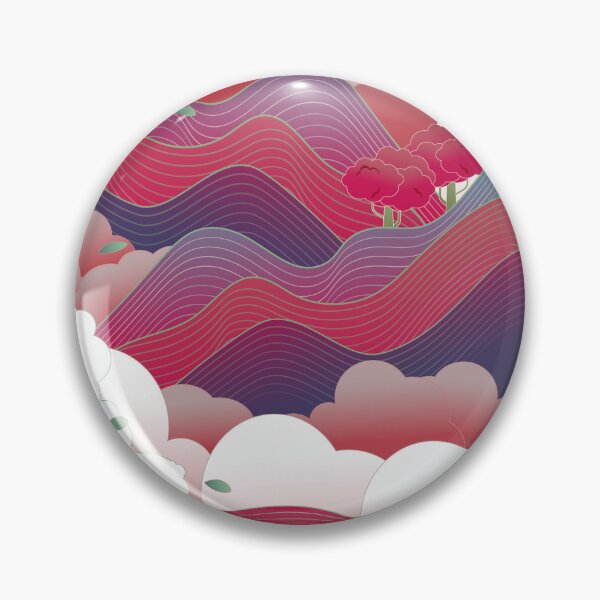 Item preview, Sea Wave, Mountain, Forest, Cloud, Sun,  Outdoor Landscape designed and sold by UnaWu533.