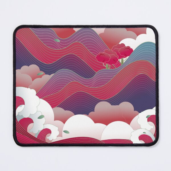 Item preview, Sea Wave, Mountain, Forest, Cloud, Sun,  Outdoor Landscape designed and sold by UnaWu533.