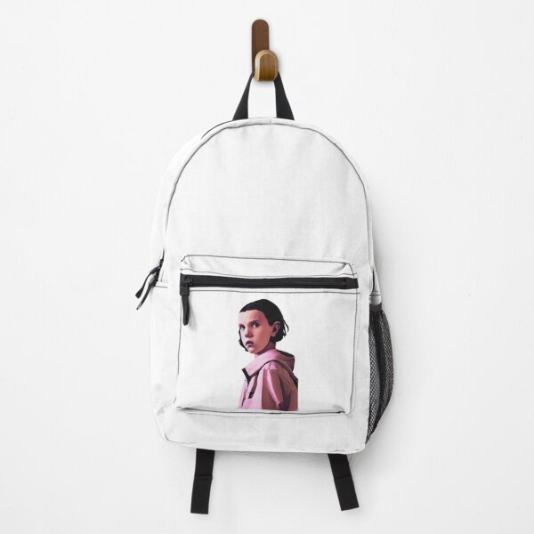 Item preview, Eleven in pink jacket | White | Stranger Things Netflix | Eleven | El | Fan Art | Quotes | CipherStore designed and sold by CipherStore.