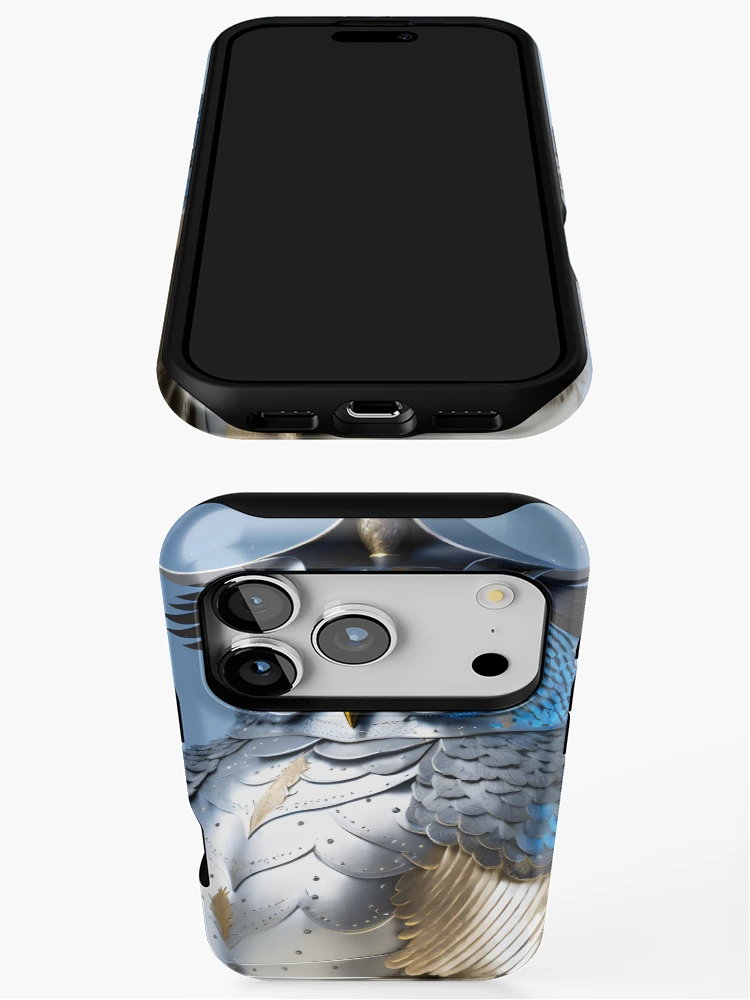 Thumbnail 3 of 4, iPhone Case, Knight Owl designed and sold by Marcus-Rufus.