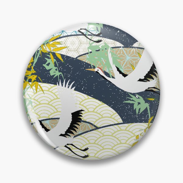 Item preview, traditional classical auspicious bamboo crane designed and sold by UnaWu533.