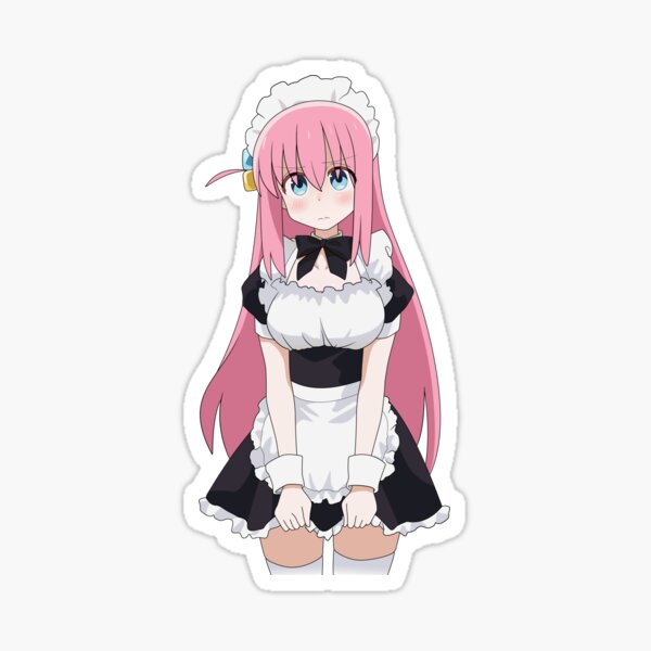 Aperçu de l'œuvre Bocchi Gotou Maid créée et vendue par ChibiCheems.