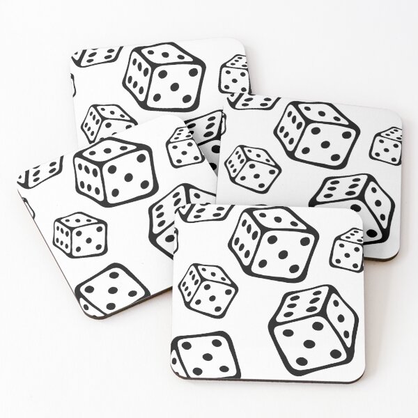 Item preview, Hand Drawn Gaming Dice Game Board Games designed and sold by ewynter.