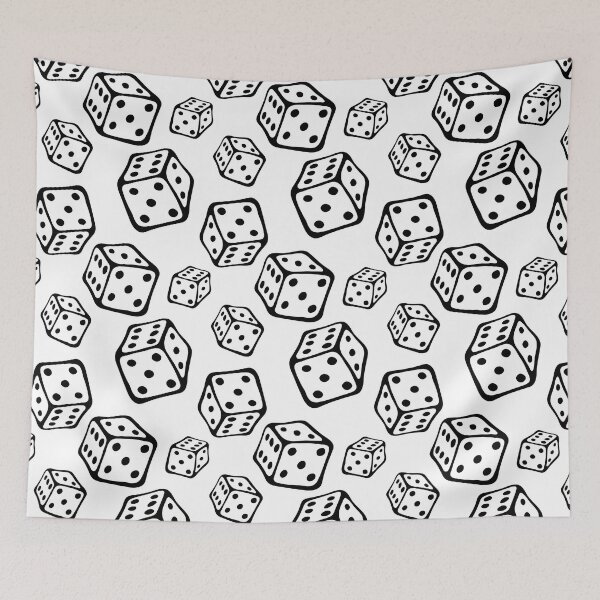 Item preview, Hand Drawn Gaming Dice Game Board Games designed and sold by ewynter.