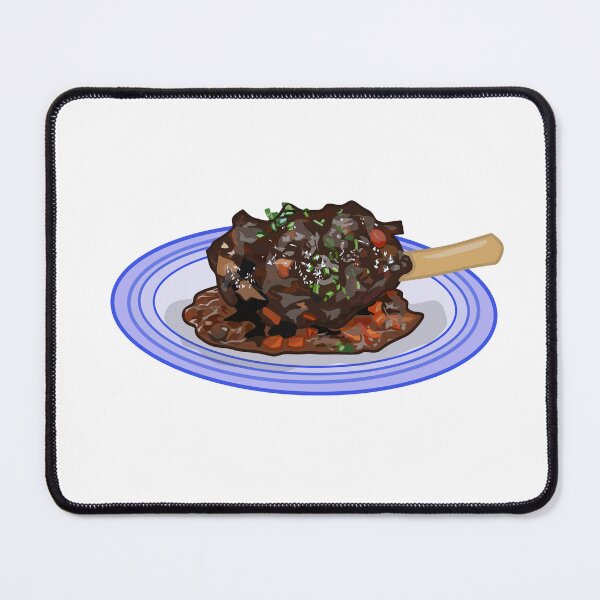Item preview, Braised lamb shank cartoon illustration designed and sold by Misscartoon.