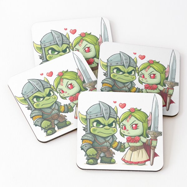 Item preview, An orc couple in love designed and sold by gitarus.