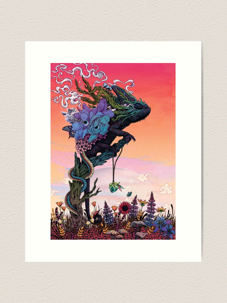 Thumbnail 2 of 3, Art Print, Phantasmagoria designed and sold by MatMiller.