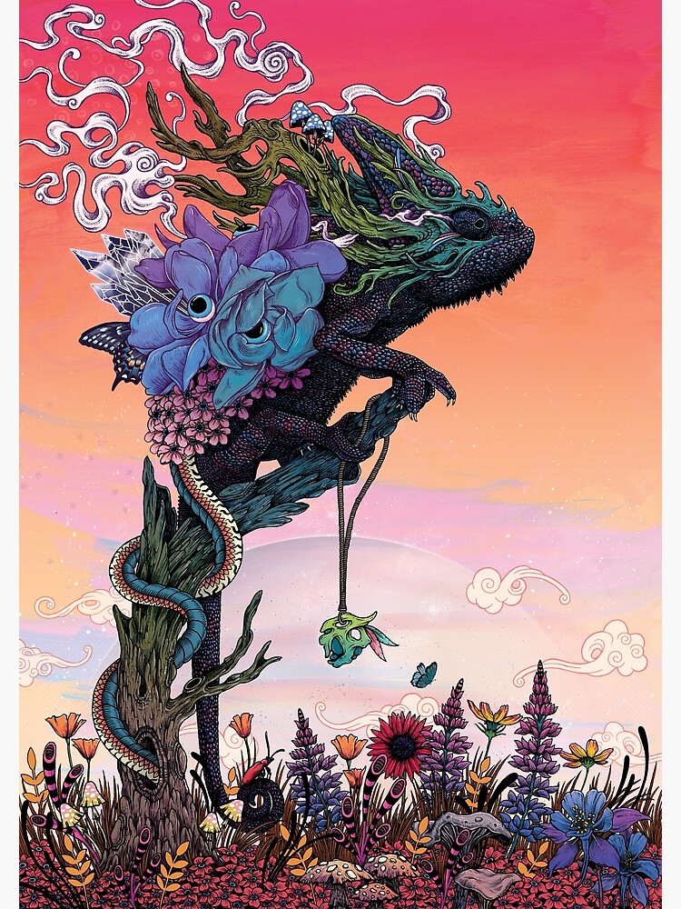 Thumbnail 3 of 3, Art Print, Phantasmagoria designed and sold by MatMiller.