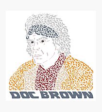 Doc Brown BTTF Photographic Print